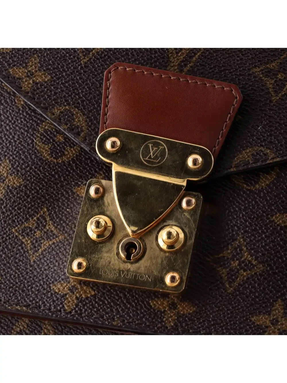 Louis Vuitton Monceau Handbag Canvas #242673L12B